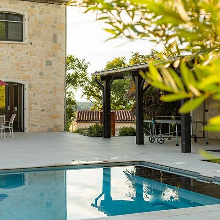 Villa Au Petit Bonheur Avec Clim - Hameau Au Calme - Piscine Chauffee - Petanque Moncrabeau 외부 사진